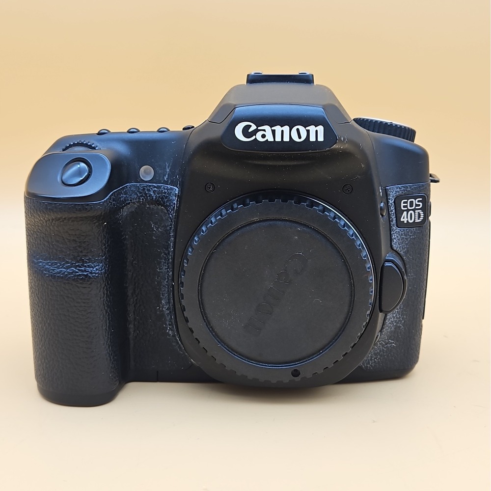 Canon EOS 40D Digital SLR Camera Body Only Black 10.1MP Auto Focus Tested Works